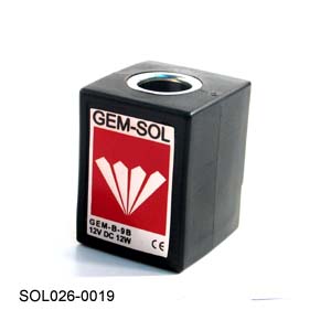 [01810905] Tuttnauer Solenoid Coil 12VDC-12W 