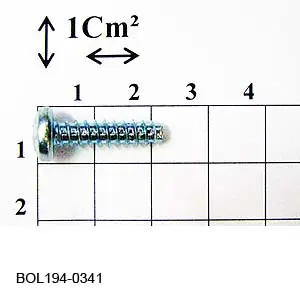 [BOL194-0341] Tuttnauer Pan Head Tapping Screw, Philips, 4.8x19, 
