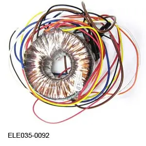 [ELE035-0092] Tuttnauer Transformer, toroidal, 2x115 / 2x12, 50/60 hz, TDB-100 Weight: 1.20 kg.