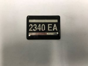 [02510223] Tuttnauer Door Label 2340EA 