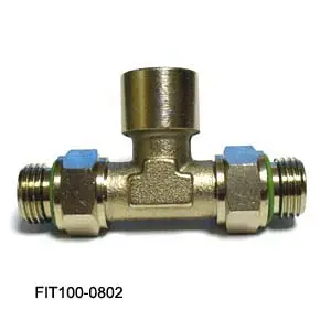 [FIT100-0802] Tuttnauer  1/4" T section O-RING - M/F/M 
